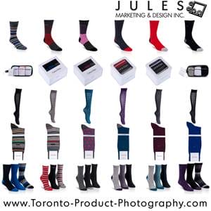 Toronto Sock Product Photography Experts