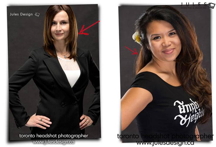 Hair lighting Toronto Headshot Photographer