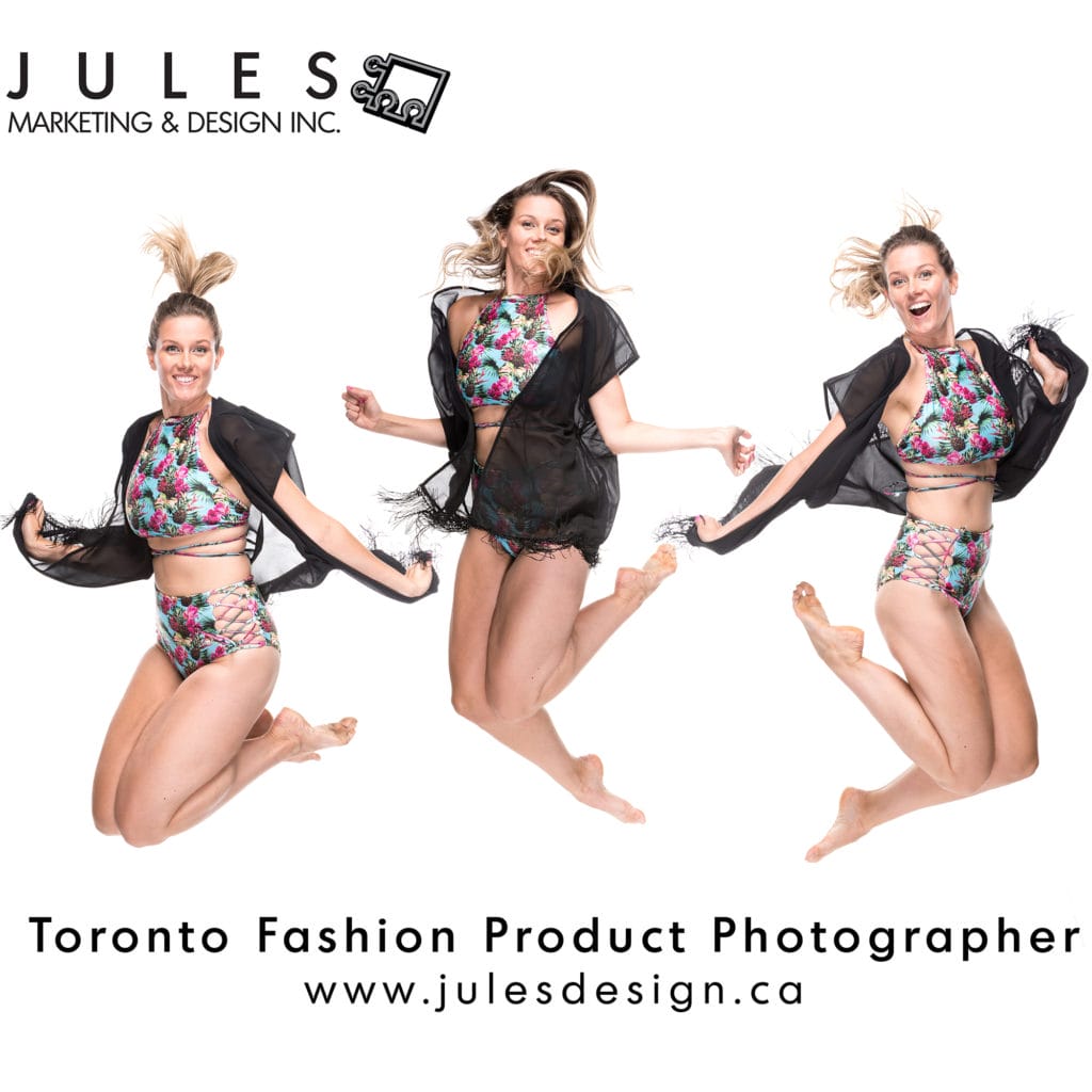 Toronto Fashion Photographer Jumping Freeze Frame