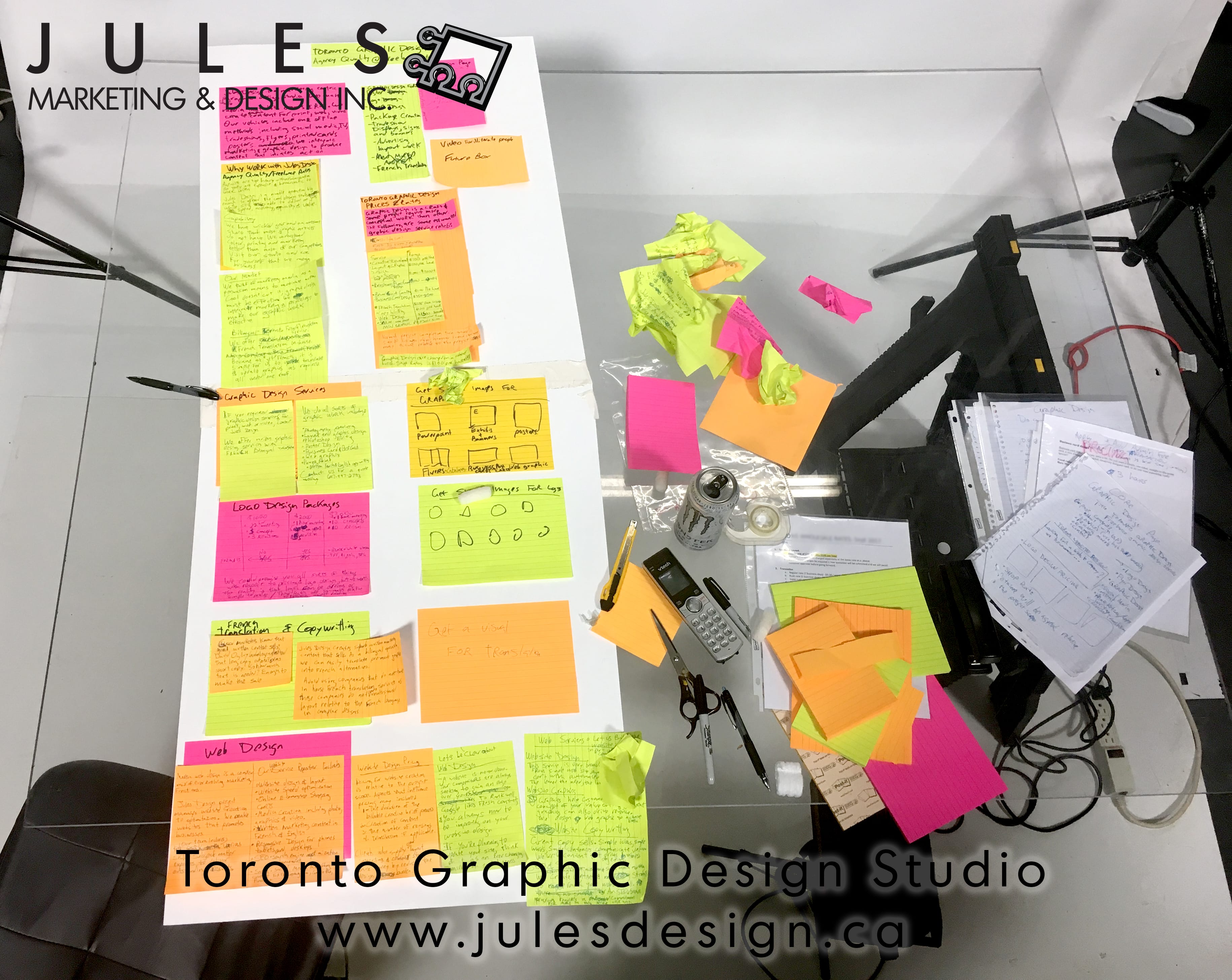 Toronto Graphic Designer Draft Web Site