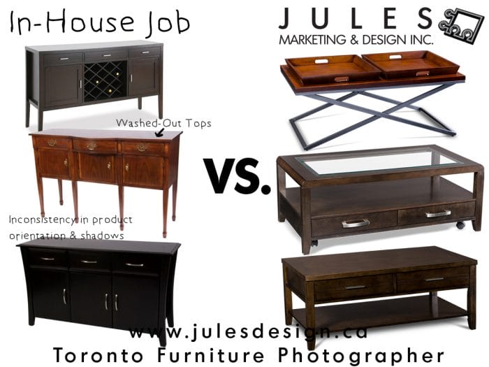 Product Photography In-house - Toronto Furniture Photographers