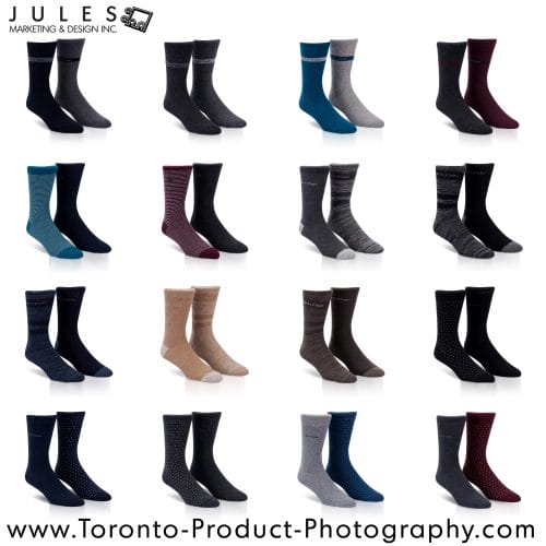 GTA Mississauga Toronto Sock Product Photography Studio