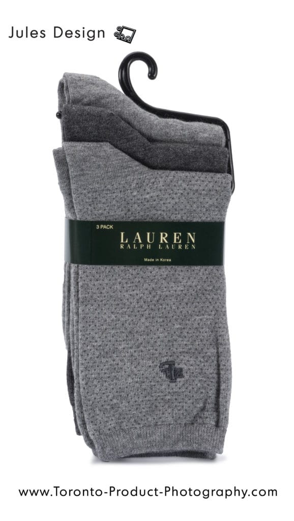 Toronto Sock Product Photographer