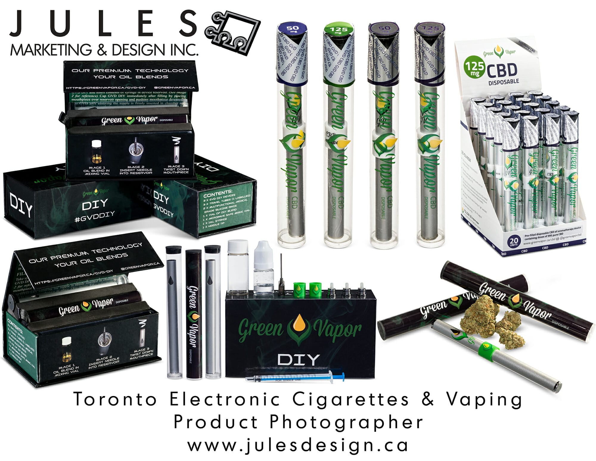Toronto Product Photographer for Electronic Cigarettes E-Cigs & E-Cigarettes for Vaping Canadian Commercial Photo Studio