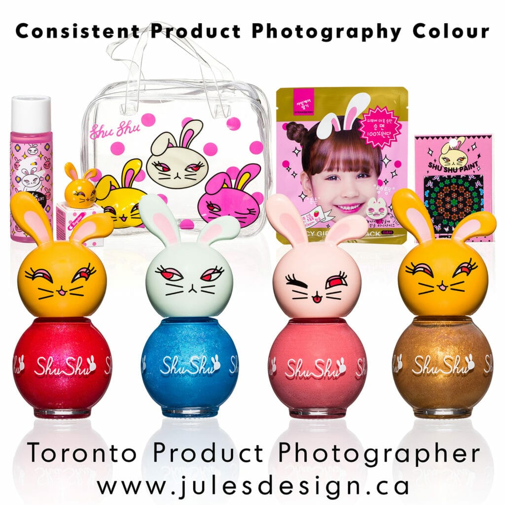Consistent Colour Toronto Product Photographer