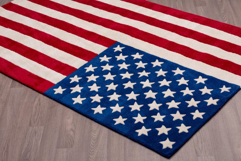 American USA Flag Carpet