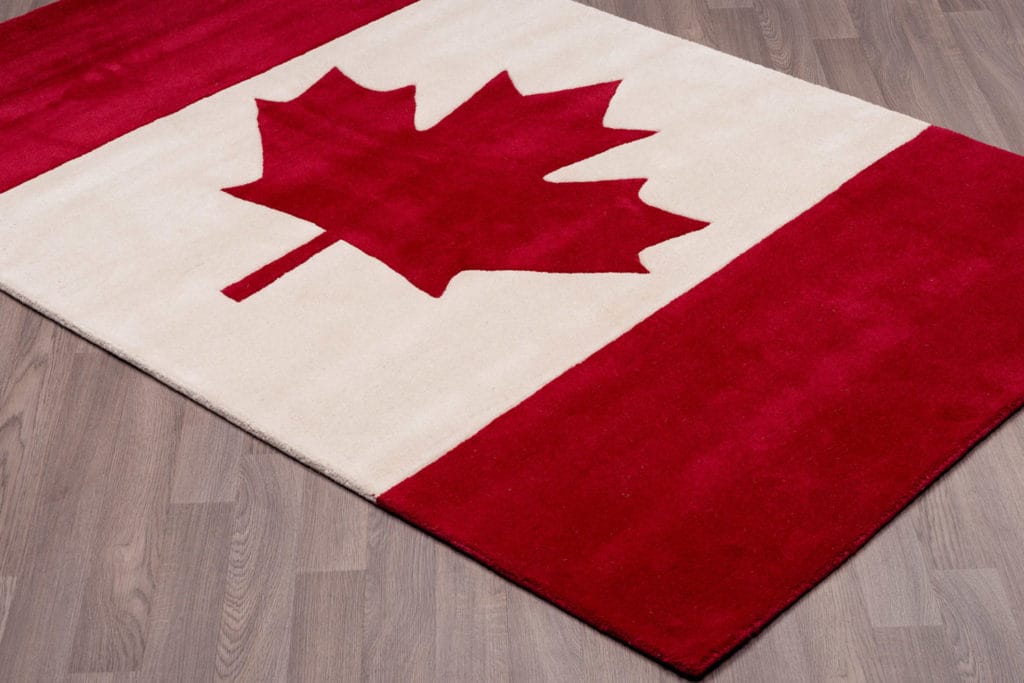 Canadian Flag Carpet 