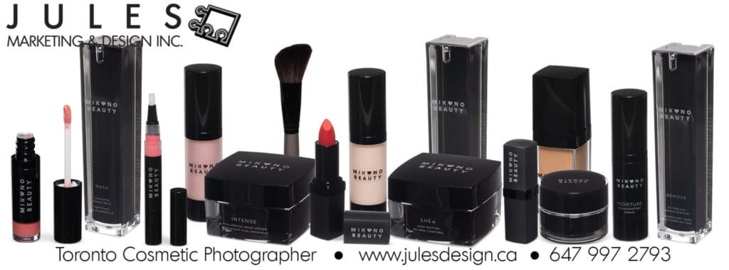 Toronto Cosmetic Product Photography on Pure White