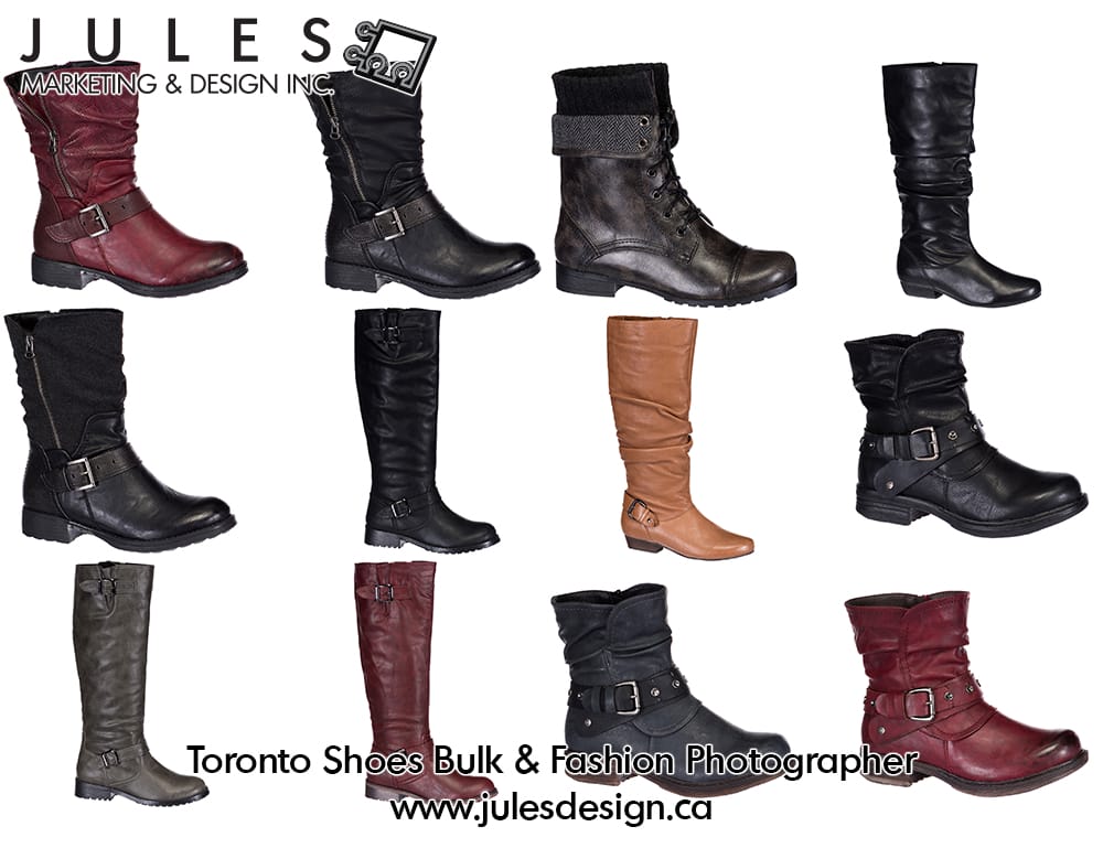 Toronto Bulk Shoes and Boots Product Photographer
