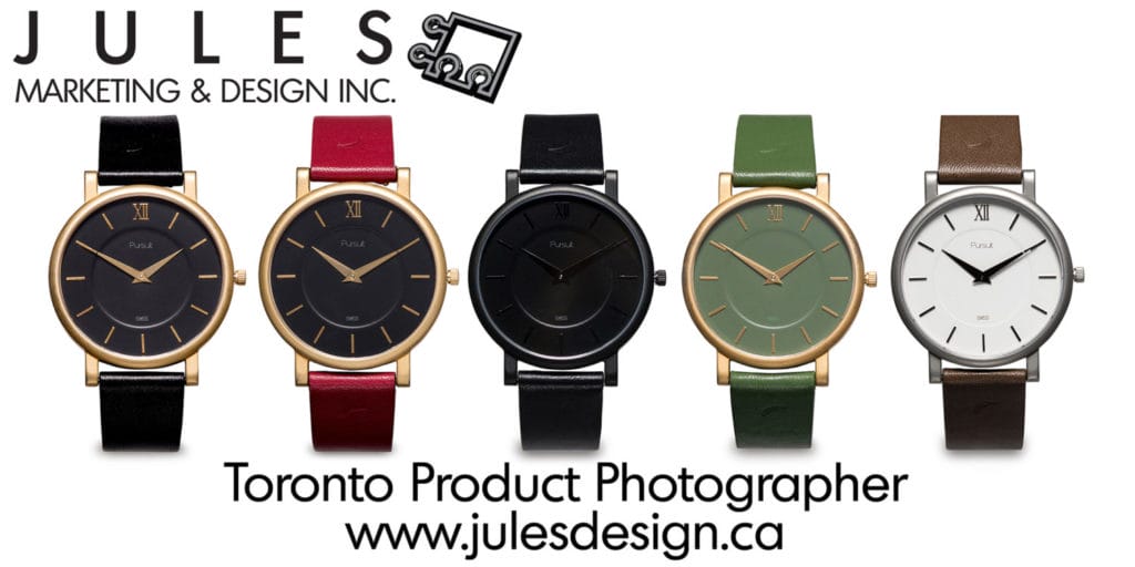 Toronto Watch product photography studio