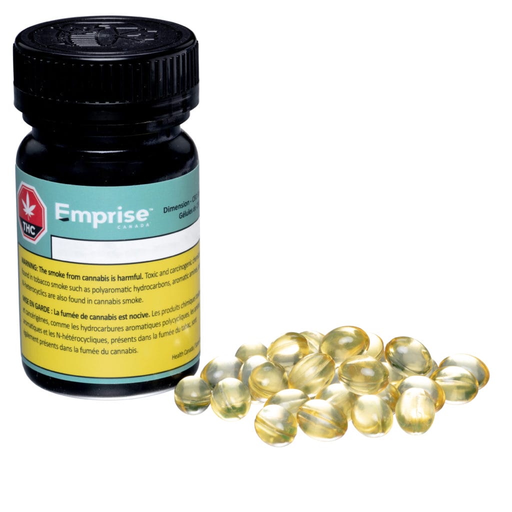 Toronto Soft-Gel Capsules Cannabis Product Photography for GS1 AB BC OCS
