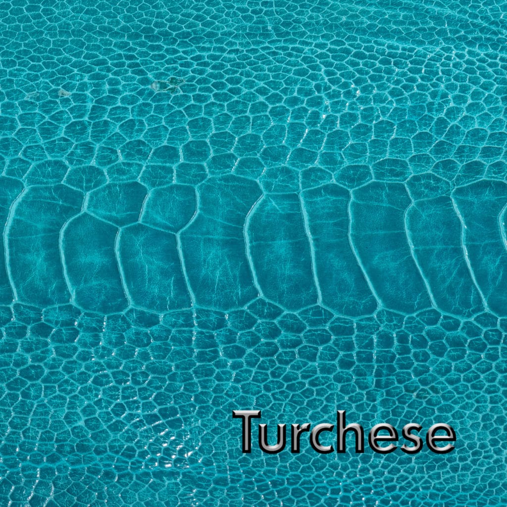 Turchese Leather Swatch Product Photography 