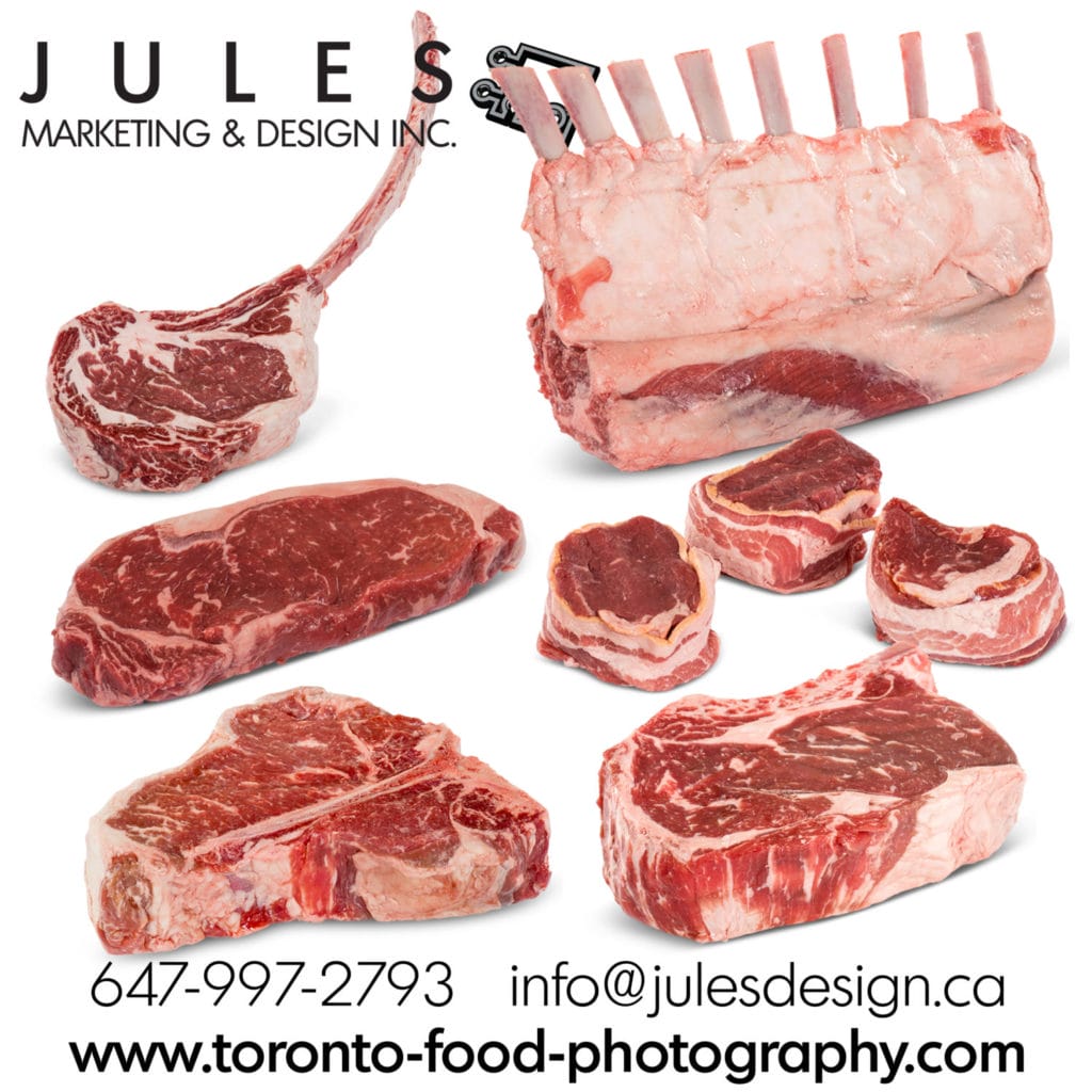 Meat Photography For Sales and Marketing Collateral Toronto Advertising
