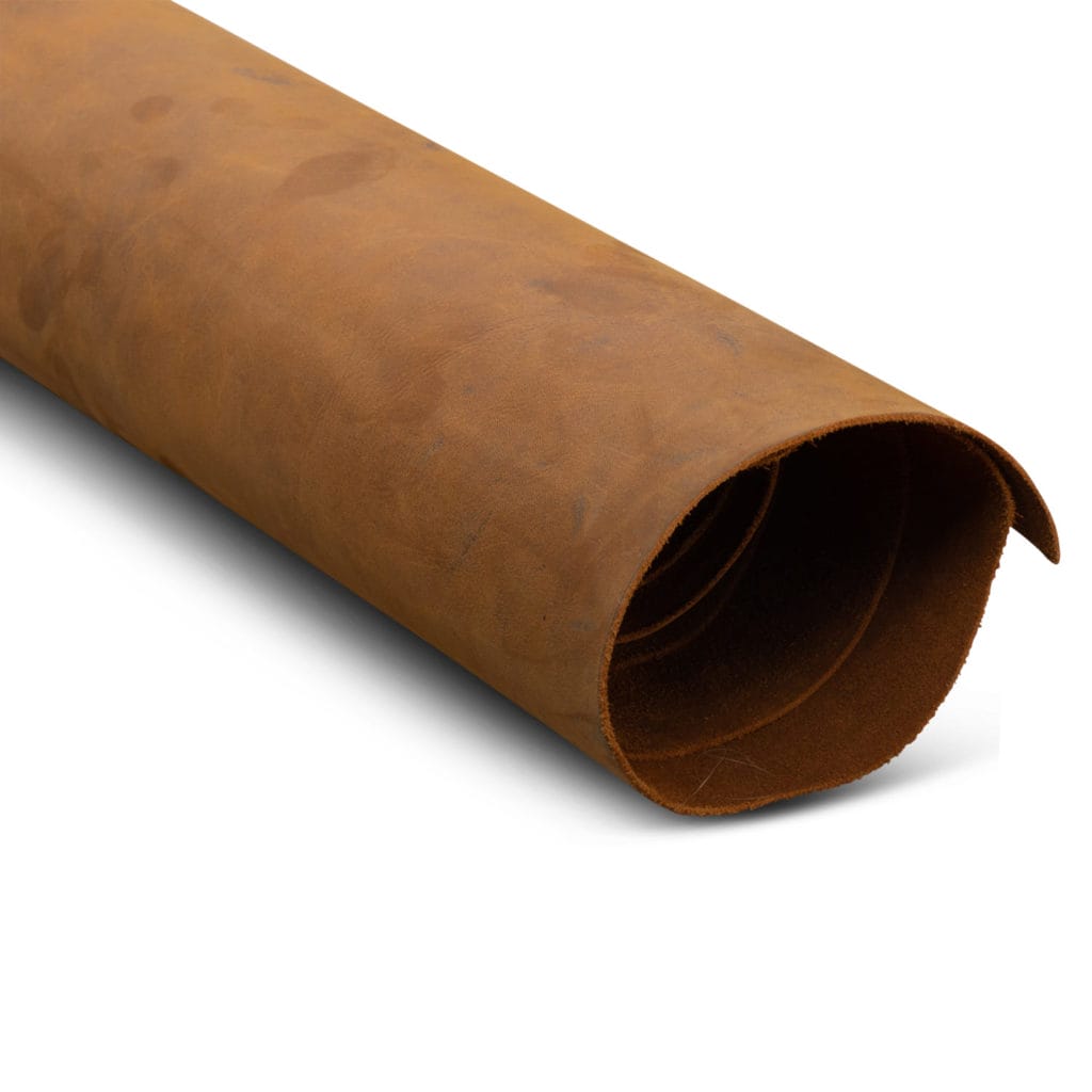 Suede Brown Leather Swatch Fabric Product Photo