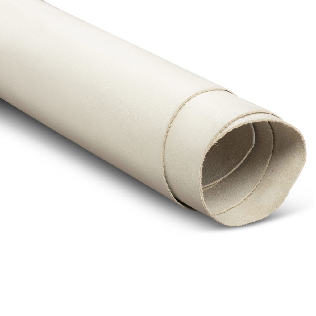 Off-white Leather Swatch Fabric Product Photo