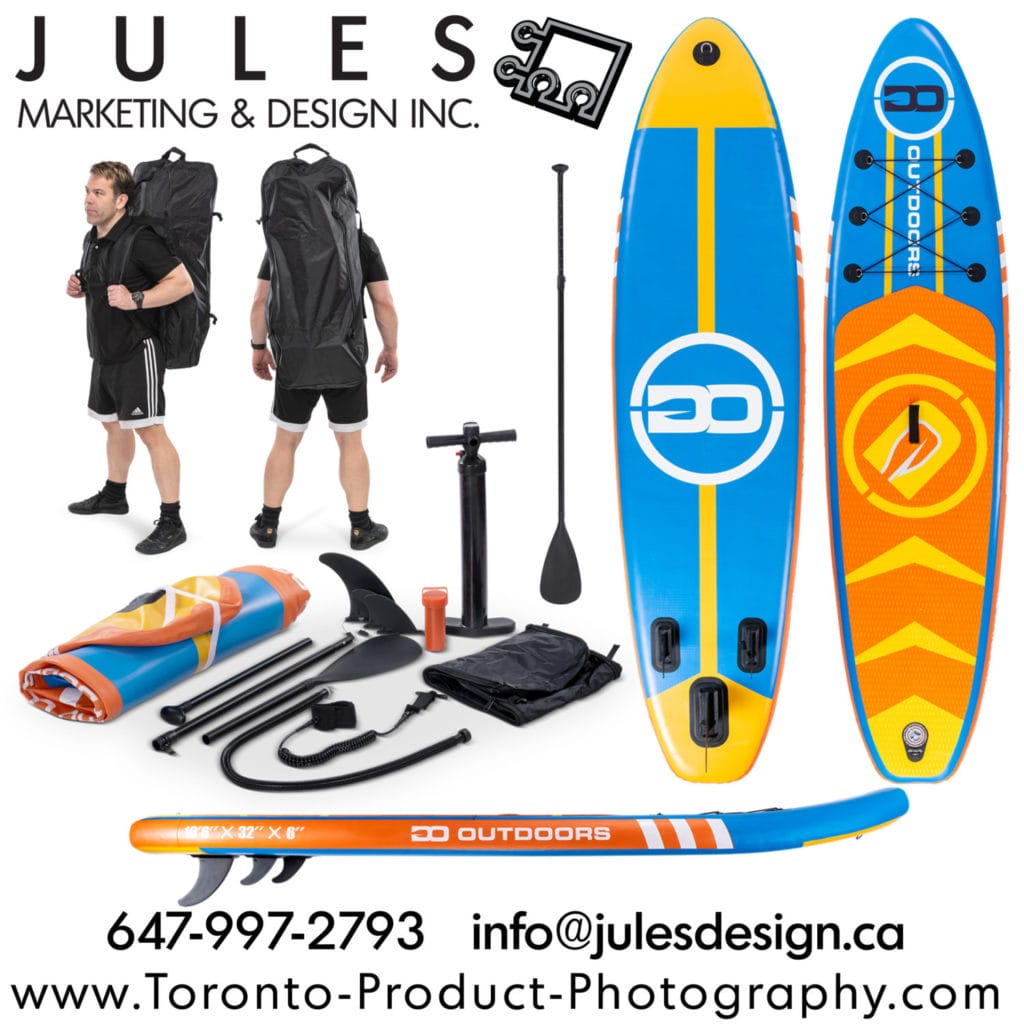 Toronto Paddle Board Amazon Product Photographer