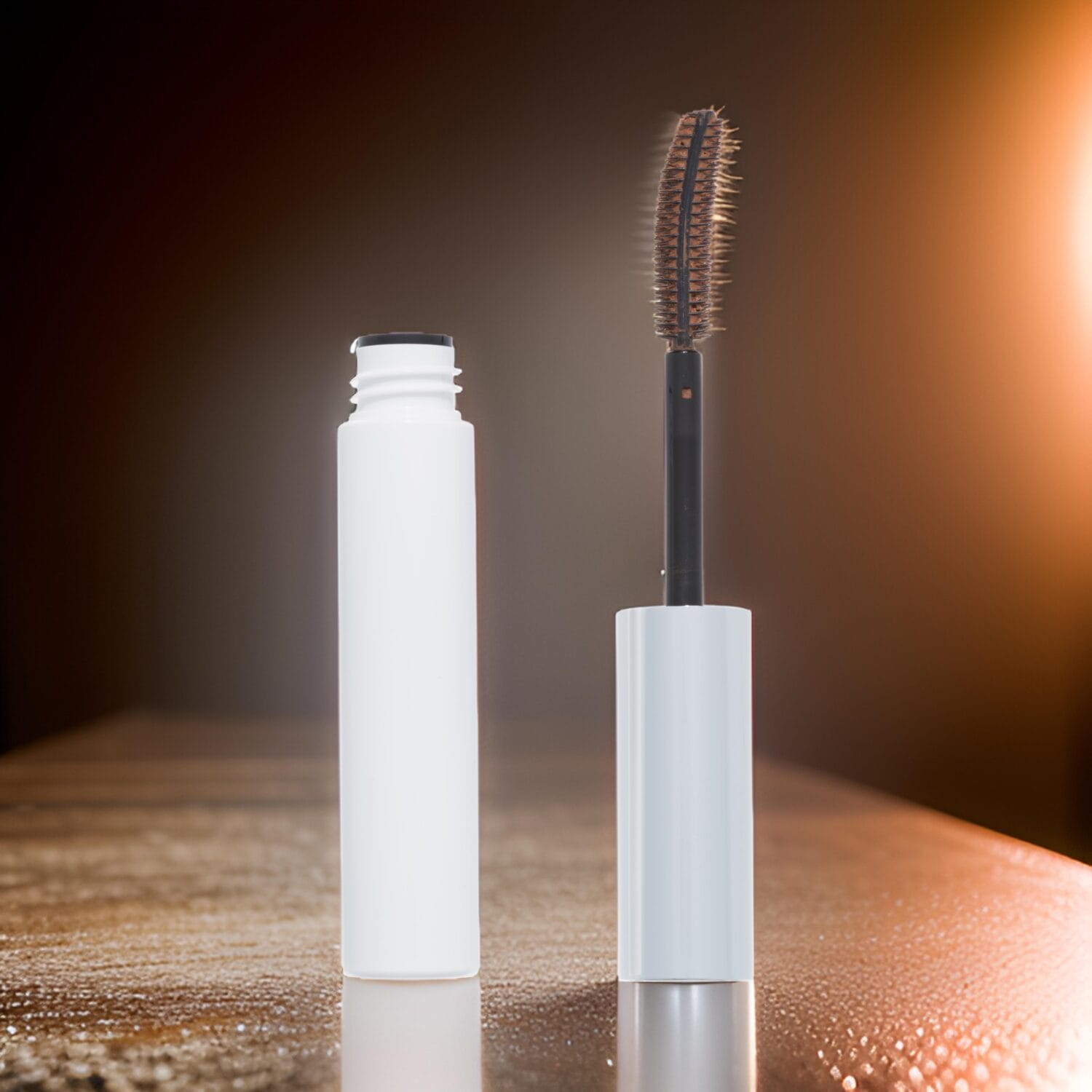 AI Eyelash Cosmetic Lifestyle Product Photography on Mistique background
