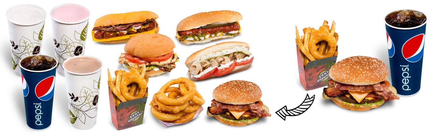 Toronto Fast Food Menu Photography Toronto Fast Food restaurant menu board design