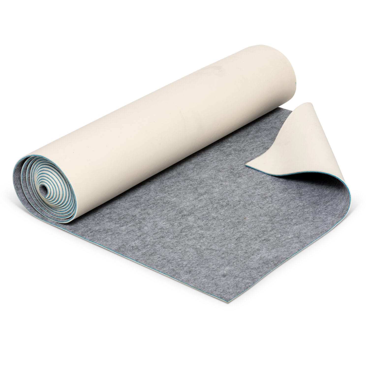 A marketing beauty photoof flooring underpad to communicate the product's value
