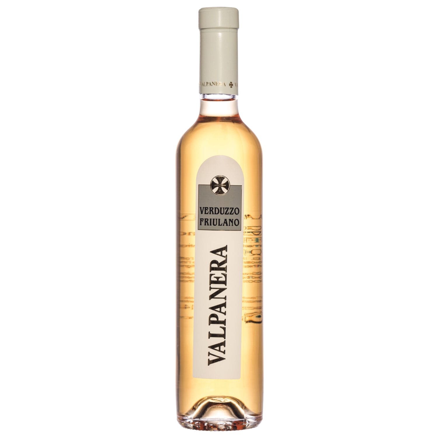 Glass and Bottles (14) Valpanera Verduzzo Friulano white wine bottle – high-resolution LCBO product photography on white background