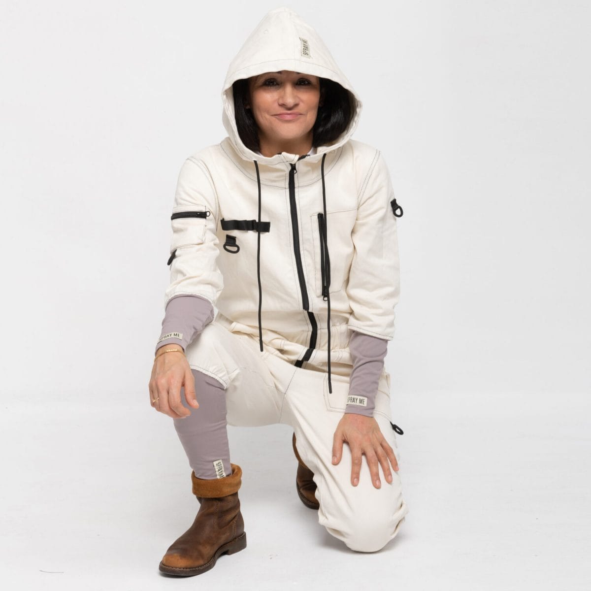 studio photo used to make a lifestyle image outdoor