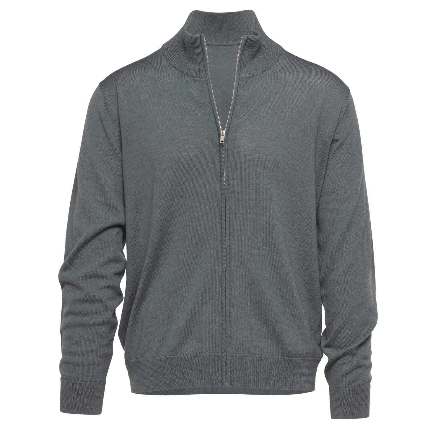 Grey Zip Up Ghost (4) Toronto ghost mannequin photography of grey zip-up sweater for fashion lookbook and sell sheets.